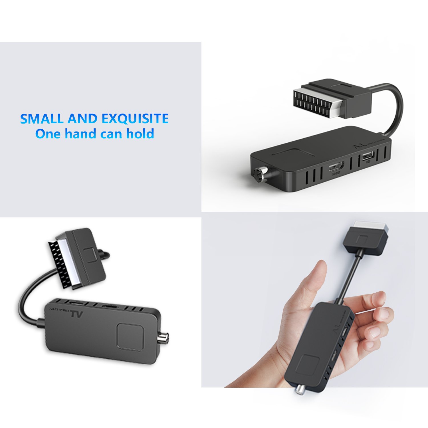 H.265 DVB-T2 GX6702S5 DVB TV Stick T2 Dongle 1080P Digital Free to air tv box t2 dvb tv tuner support WIFI set top box