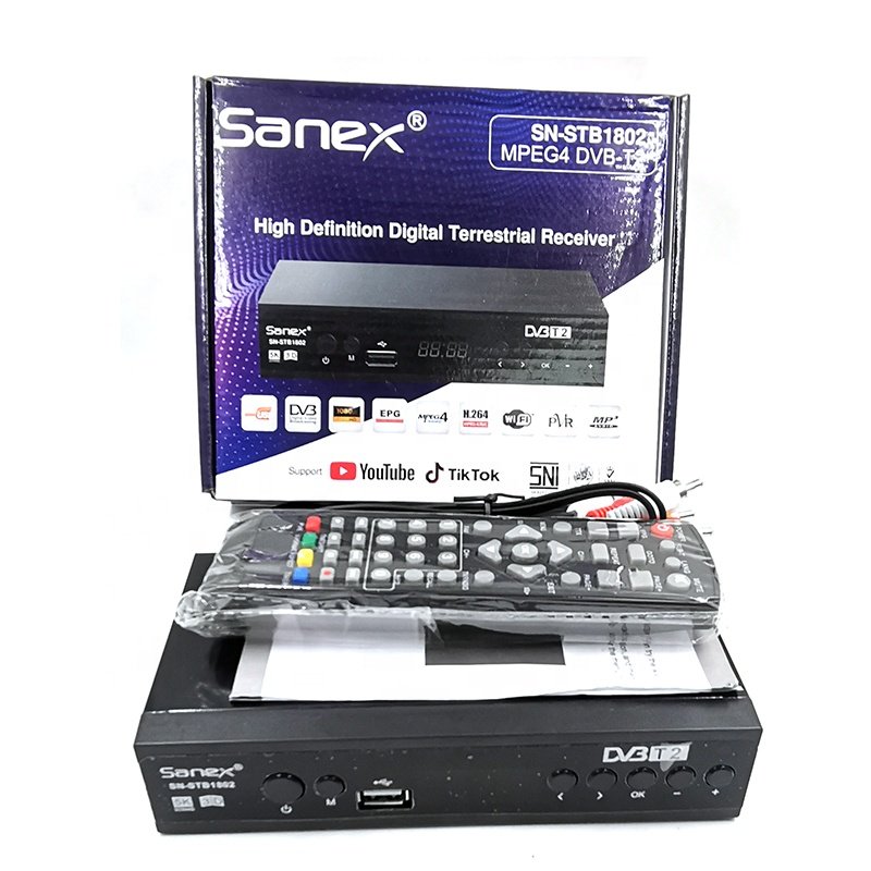 2024 Best set top box tv digital dvb t2 tv receiver box set top box dvb t2 PCB decoder dvb t2 for dvb t2 decoder ghana
