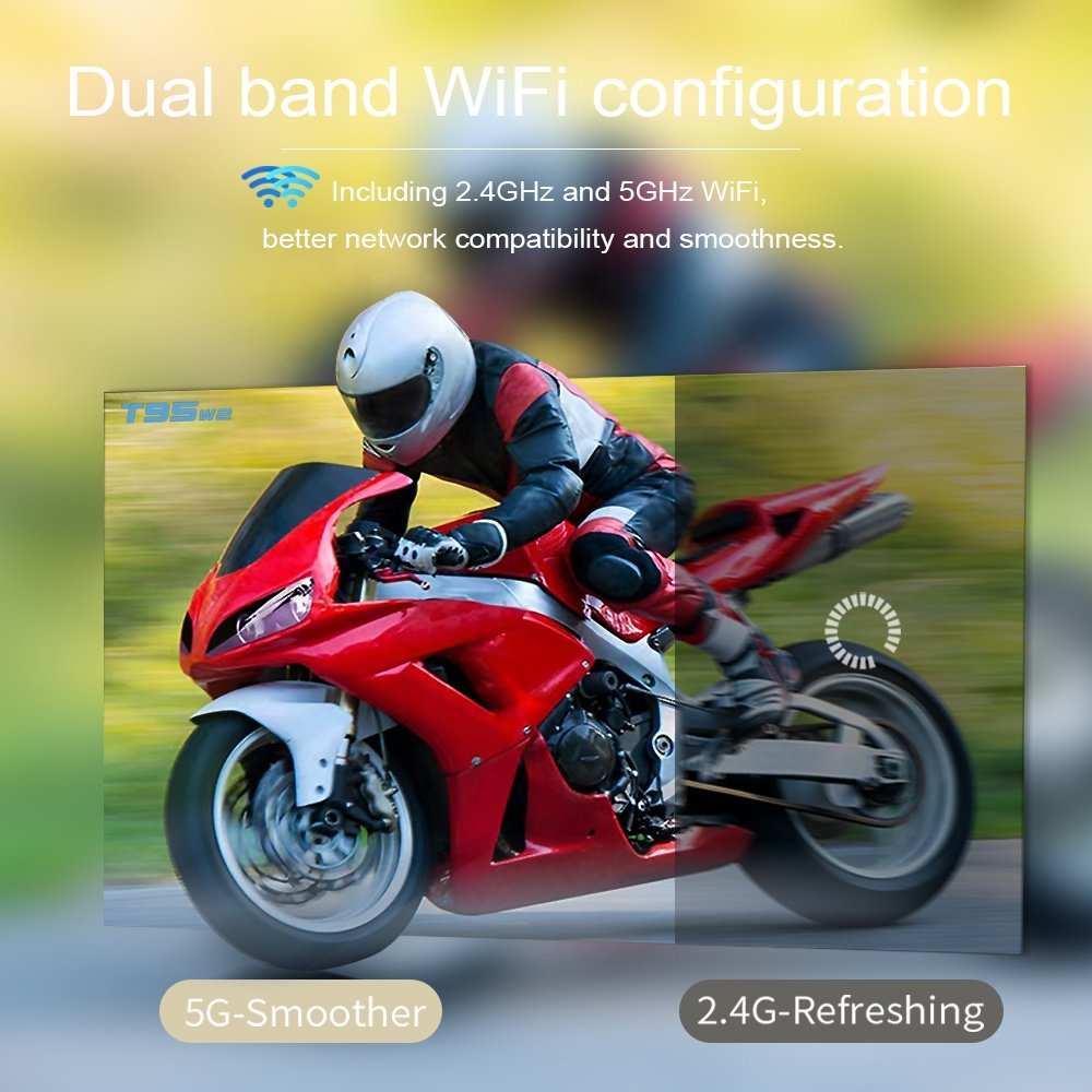 set-top boxes Android smart tv box OEM Media Player T95W2 Android11.0 Dual Wifi tv 4GB64GB Amlogic S905W2 TV Box