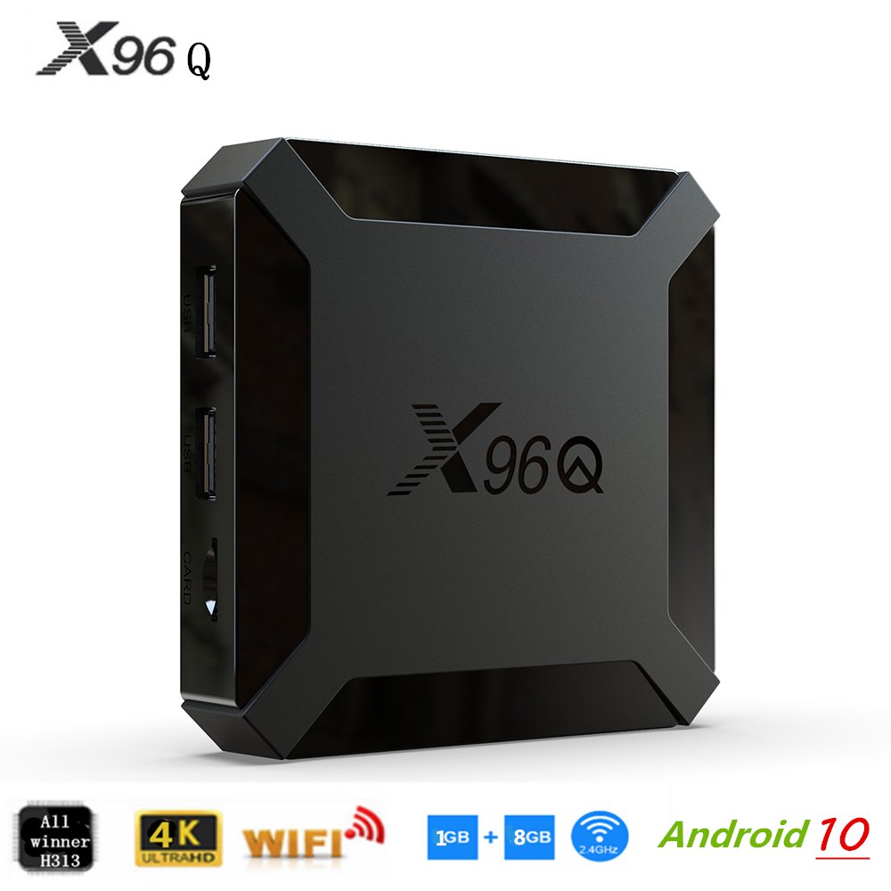 Hot Sale Android 10 Tv X96 Q 1G+8G 4K STB Best Android HD TV Media Player Set Top Box