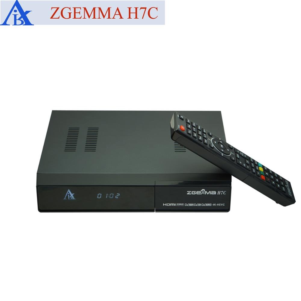 Satellite Tv Receiver ZGEMMA H7C DVB-S2/S2X+2*DVB-T2/C Triple Tuners Equipped with Enigma2 Linux Operating System Set Top Box