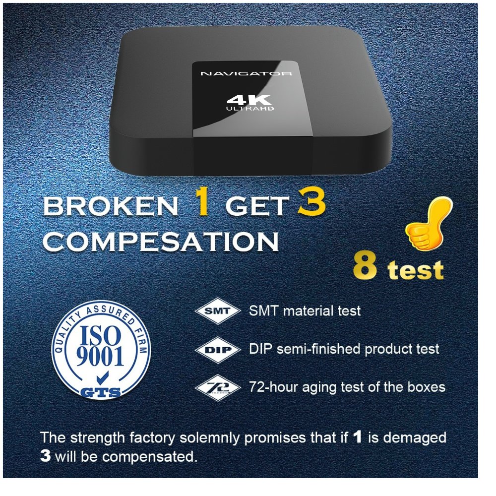 Premium USA Android IP TV Box Smart 4k OTT 2GB 16GB OTA Firmware Update Streaming Set Top Box Support 1 year CDN acceleration