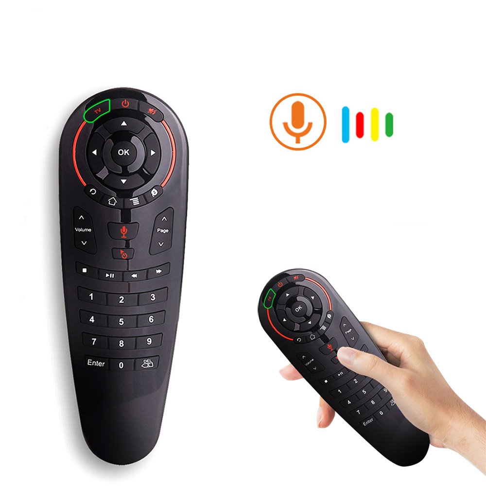 G30 Remote Control MAXHD Wireless Voice Air Mouse SL Learning Gyro Sensing Smart Remote for SLTV Greece Germany Android TV Box