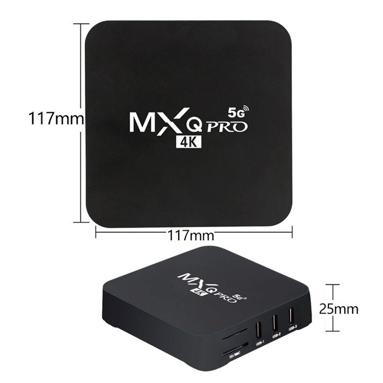 2024 Hot cheapest TV box MXQ PRO 4k Android 11.0 Rock 3228A set top box with 5g wifi 1+8gb 2+16gb OTT