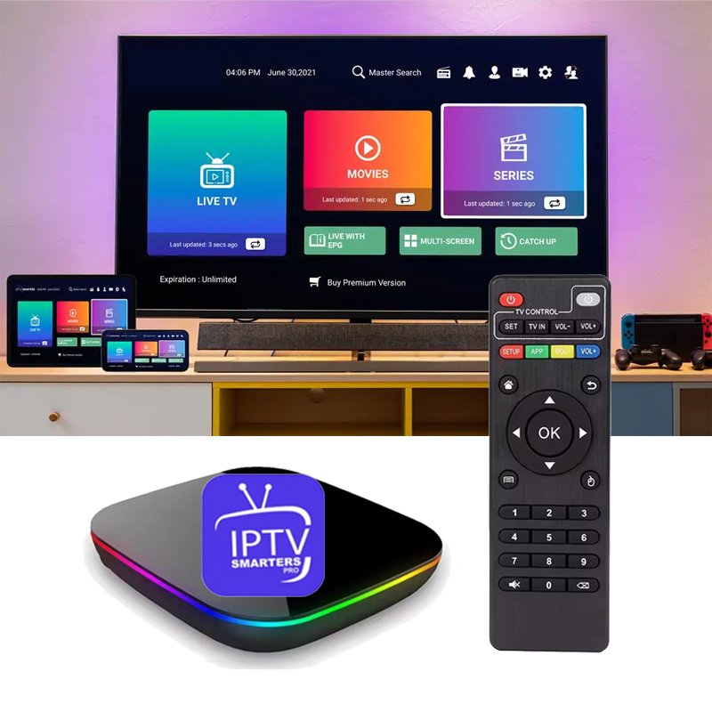 Smart Megaott 4k Android IPTV Set Top Box UK Hot Sell in EX YU Germany Austria Albania