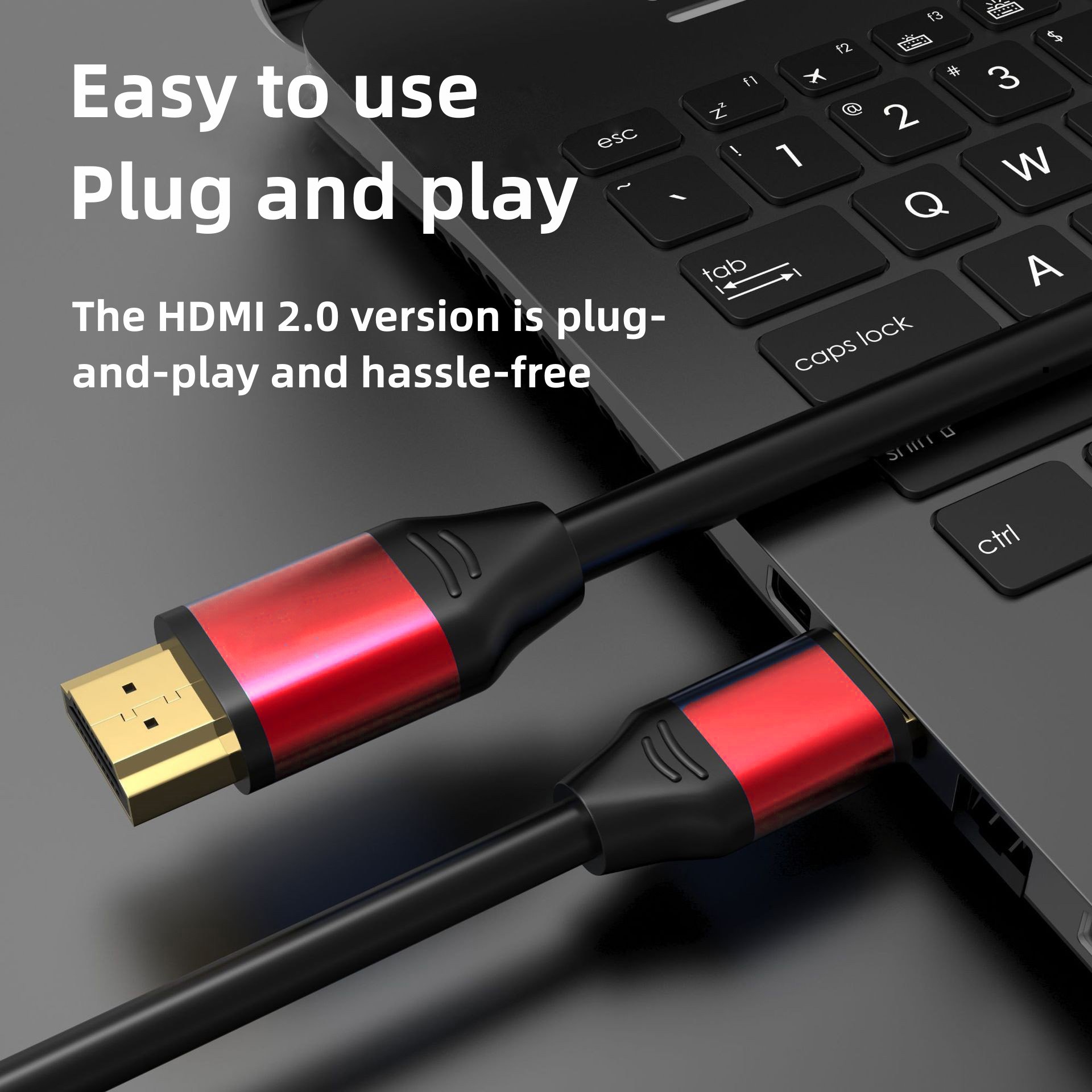 New material hdmi cable High Speed UHD HDMI cable 15 meters Male to Male 3D 2.0 HDMI 4K cable for Projector TV PS5