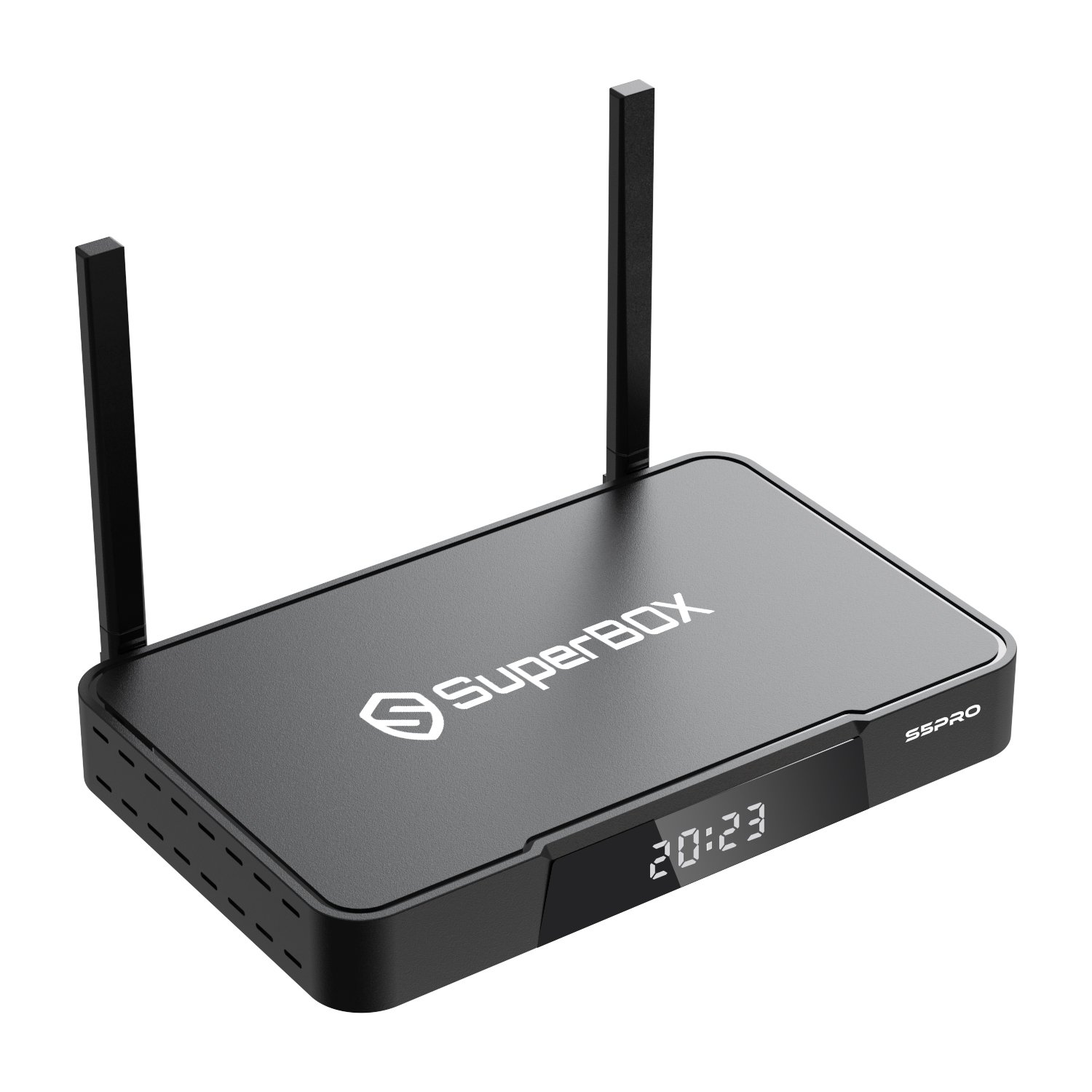 Newest S5 PRO Voice Command Android TV Box Android 12 ip-tv media player decoder with backup tv app and 7days playback backup