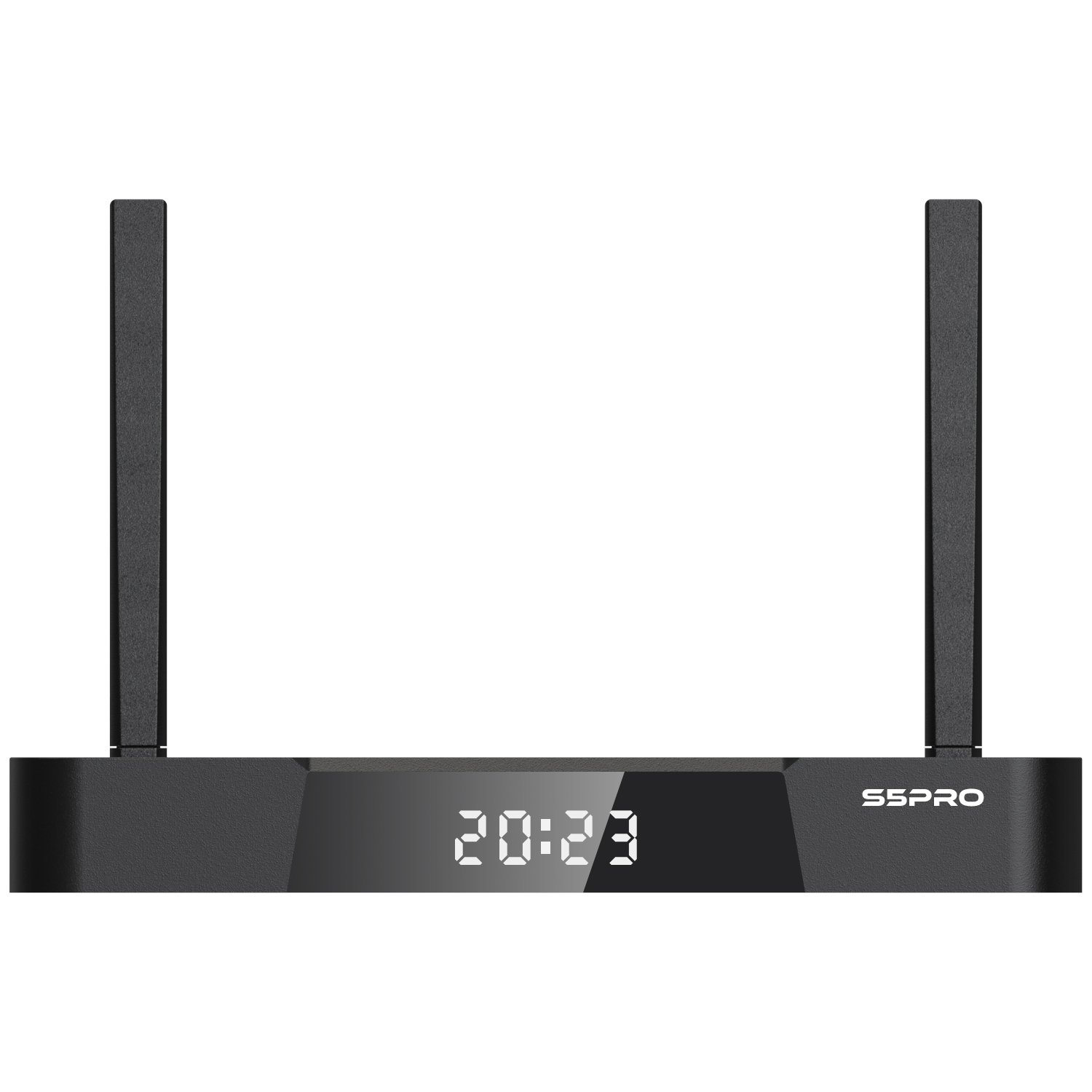 Newest S5 PRO Voice Command Android TV Box Android 12 ip-tv media player decoder with backup tv app and 7days playback backup