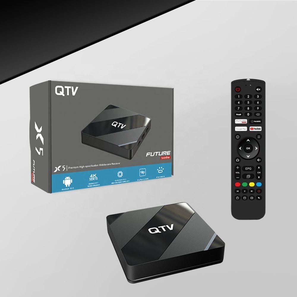 QTV IPTV BOX Future TV TV Online Android 10 Smart 4K tv box XTV AIR XTV DUO 2GB 8GB ROM 5G Dual WiFi Set Top Box