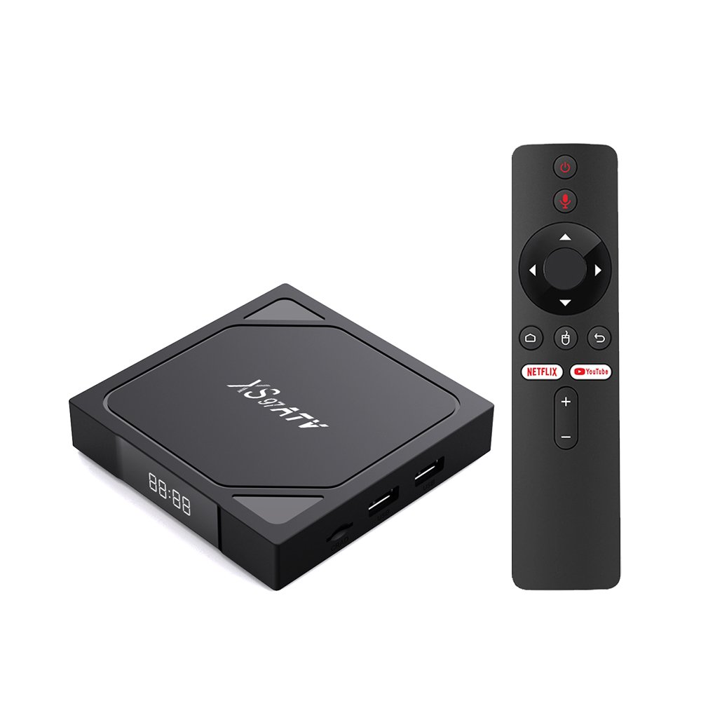 Factory Customizable XS97 ATV 4K Quad Core 2+16GB GPU Mail-G31 H.265 HEVC Android 10.0 Set Top Box with Allwinner H313