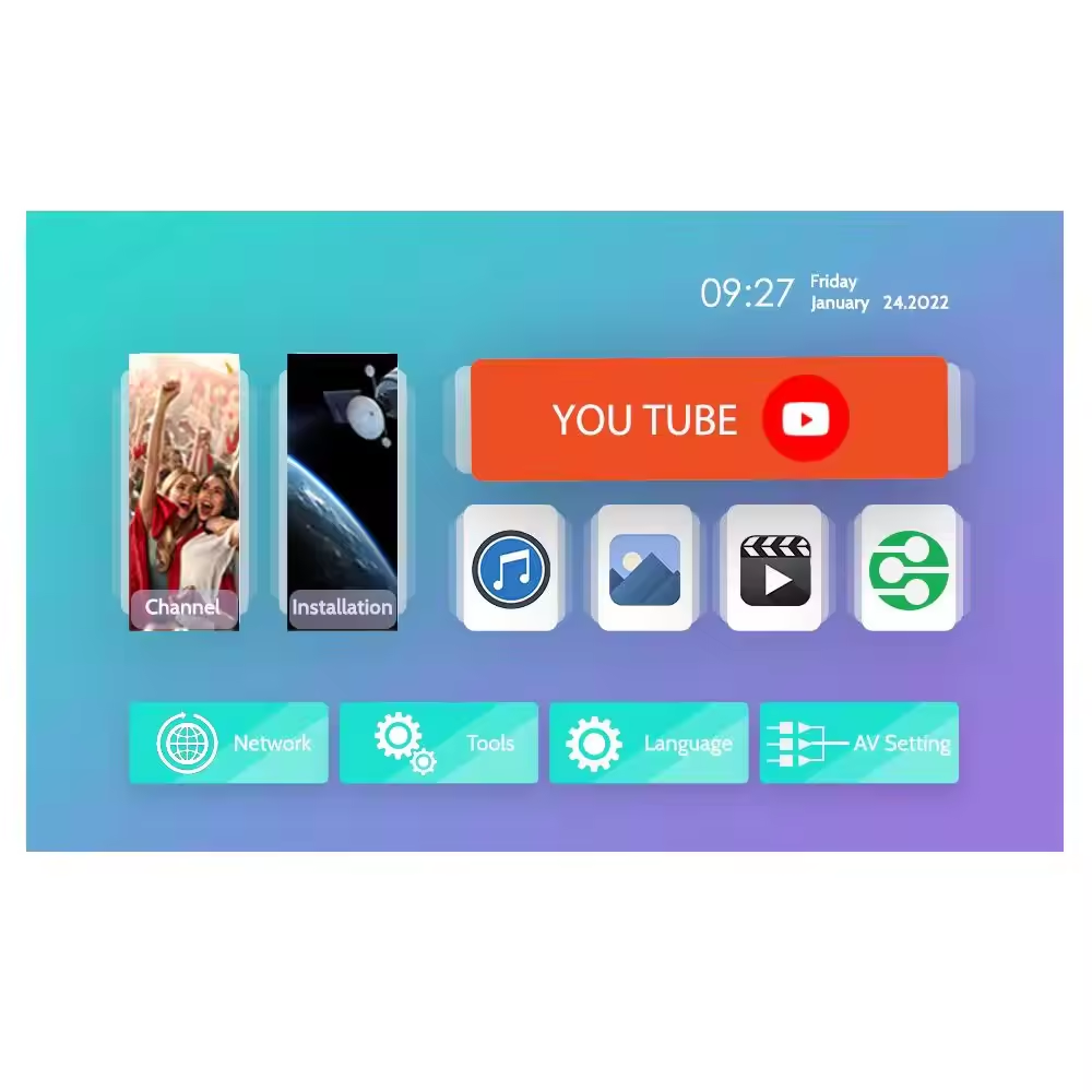 SX9 DVB-S2 Satellite TV Receiver H.265 Dexin CAS WIFI built-in FTA HD OTA VLC Set Top Box DVB-S2 Satellite Receiver