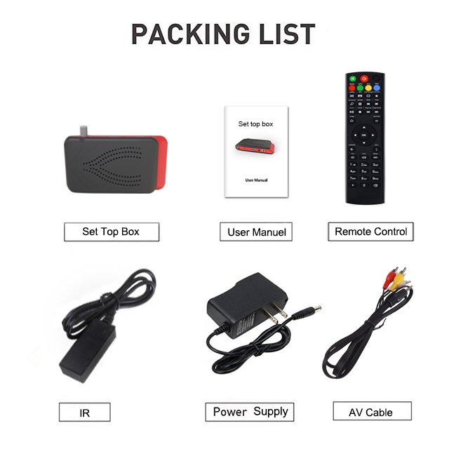 HDSR-621GF4 Set Top Box Dvb S2 satellite tv receiver