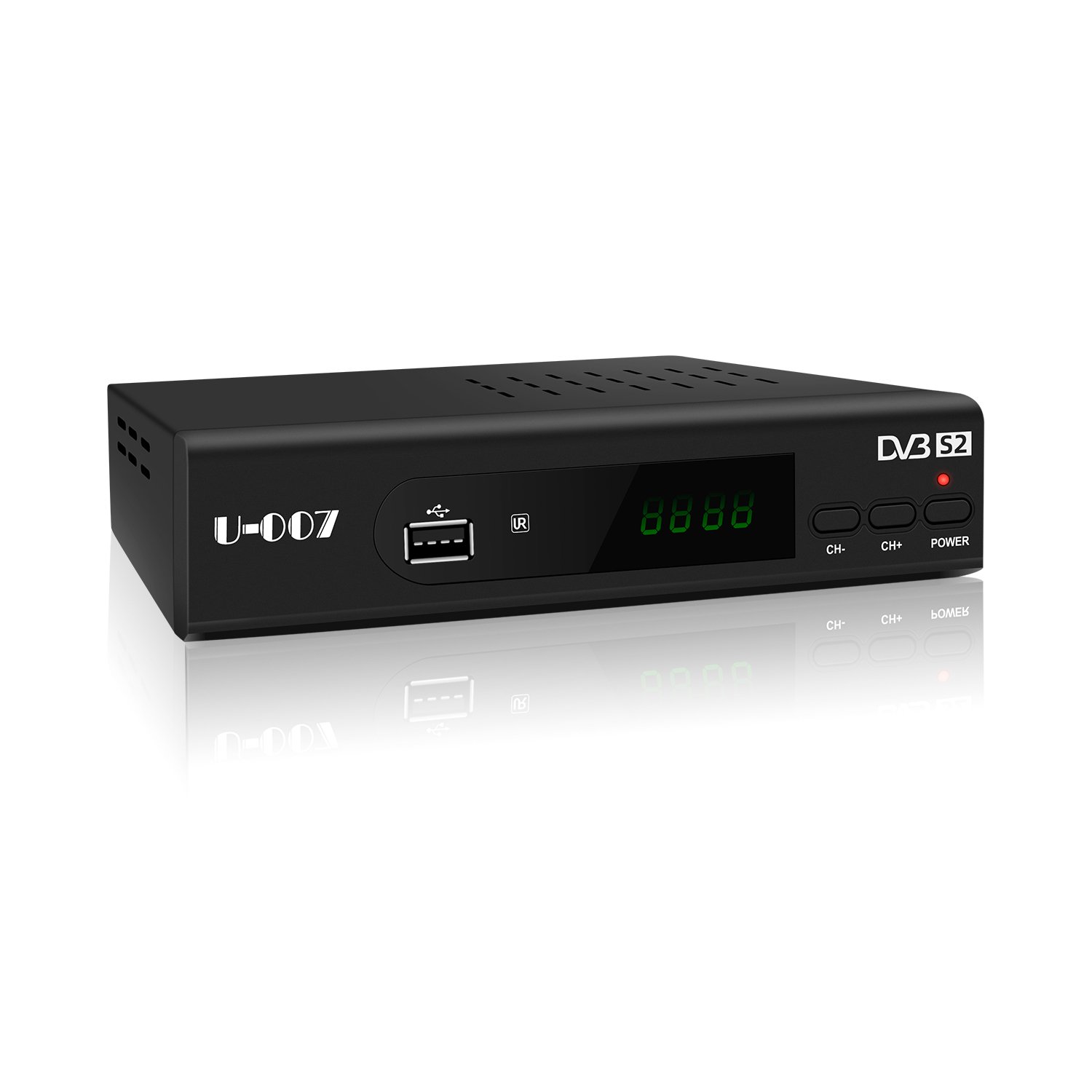 JUNUO DVB S2 HD TV Receiver H265 FTA channels 1080P HD USB Fast Streaming Chipset GX6605H1 Satellite TV Tuner Set Top Box