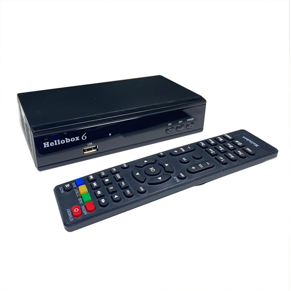 hellobox 6 set top box tv digital H.265 Decoder S2 hd satellite tv receiver