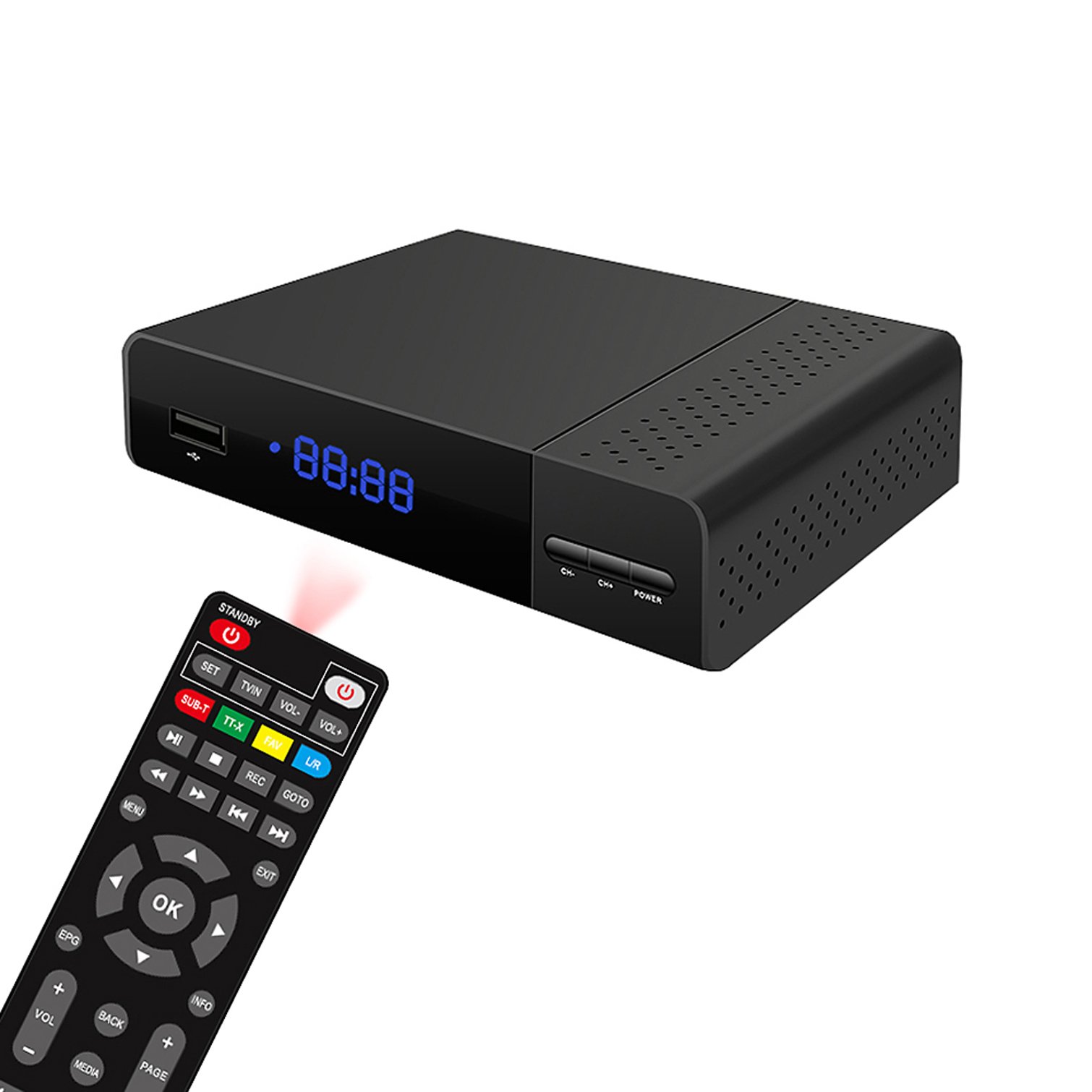 France Poland H.265 HEVC DVB-T2 set-top box fta set top box 1080p HD dvbt2 receiver