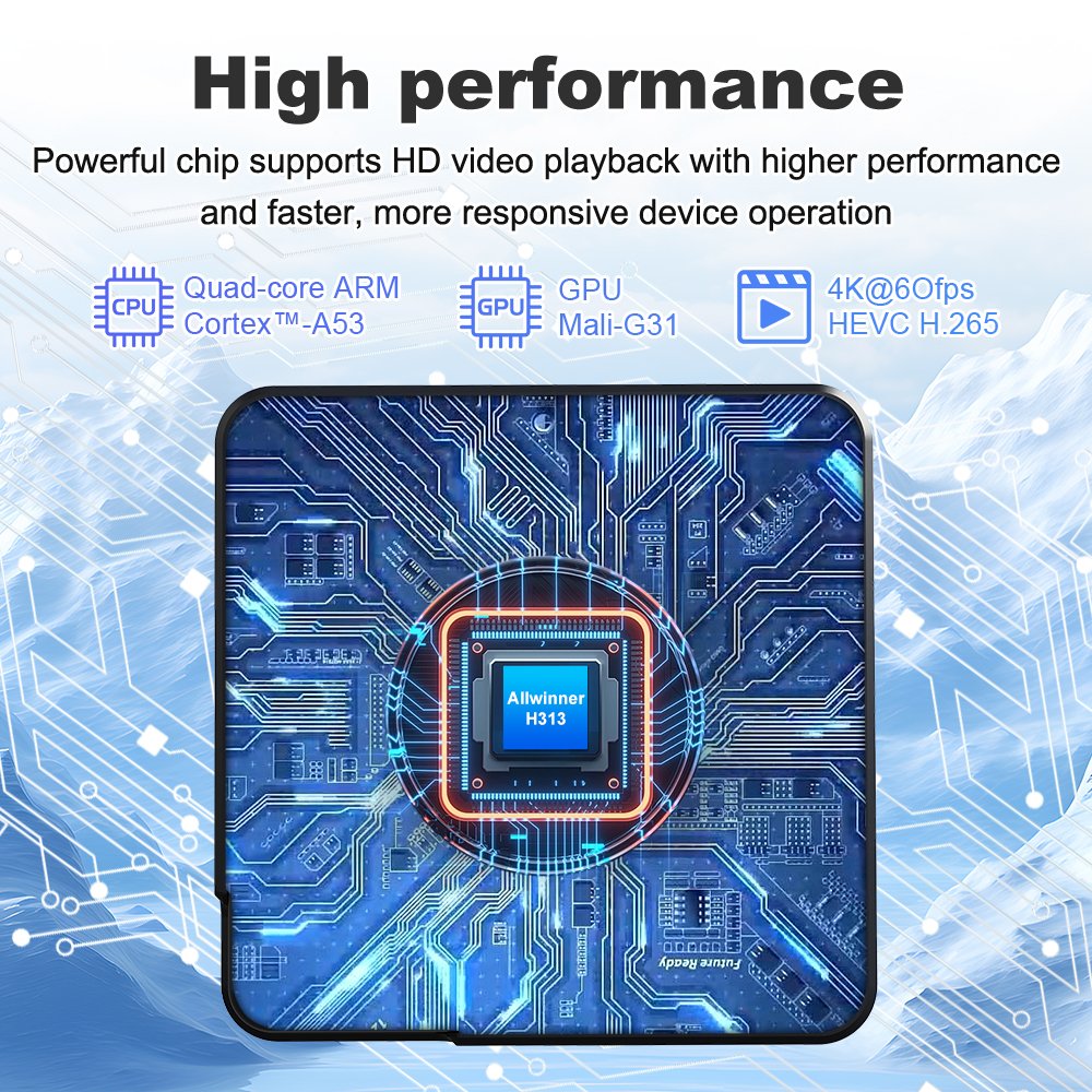 High Quality X14 Set-top box Allwinner H313 Quad Core TV Box Android With Wireless Projection Function