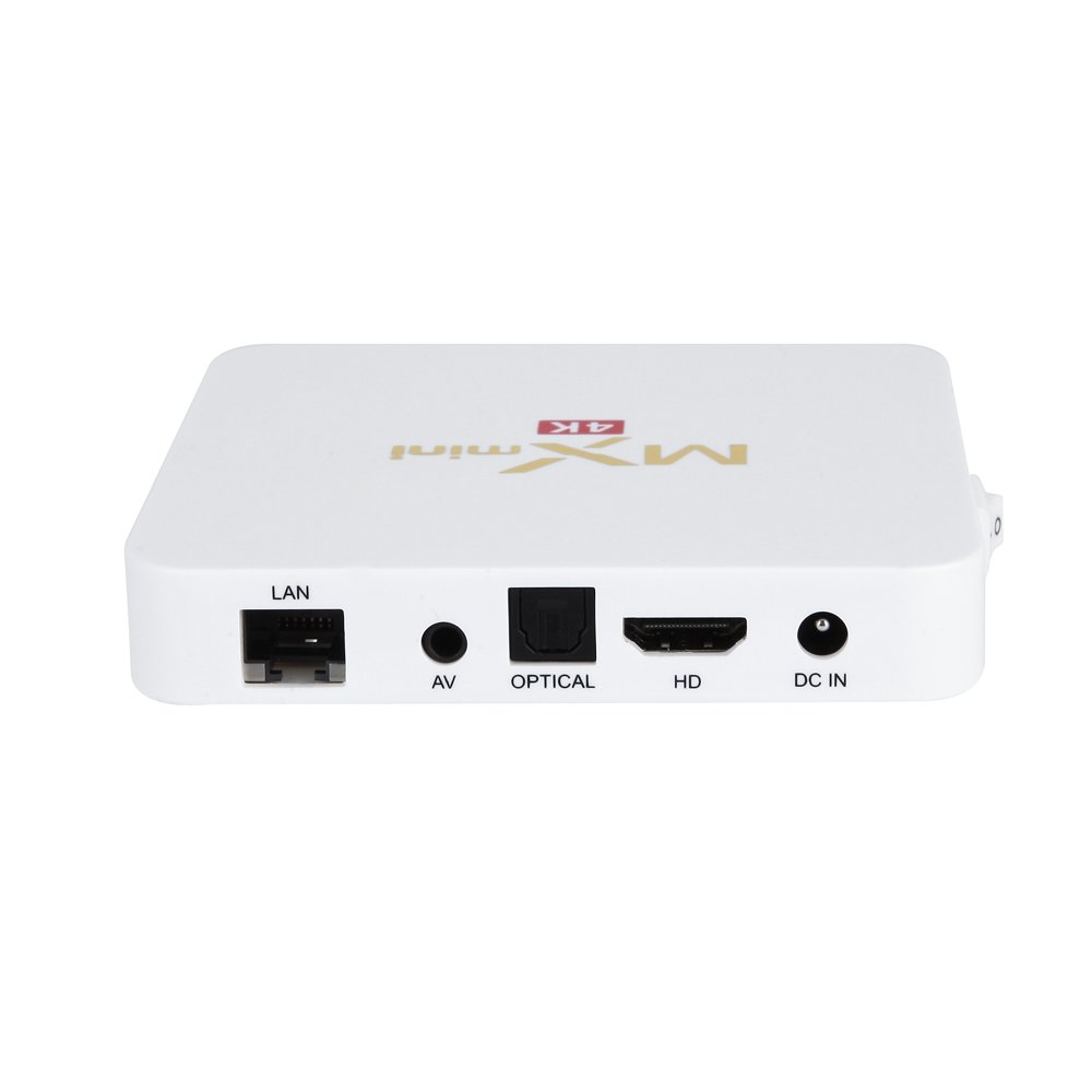MXmini Hotel Satellite Receiver Android TV Box 4K 8GB Setup Version 12 AV Output Smart TV Control Panel Android TV Set Top Box