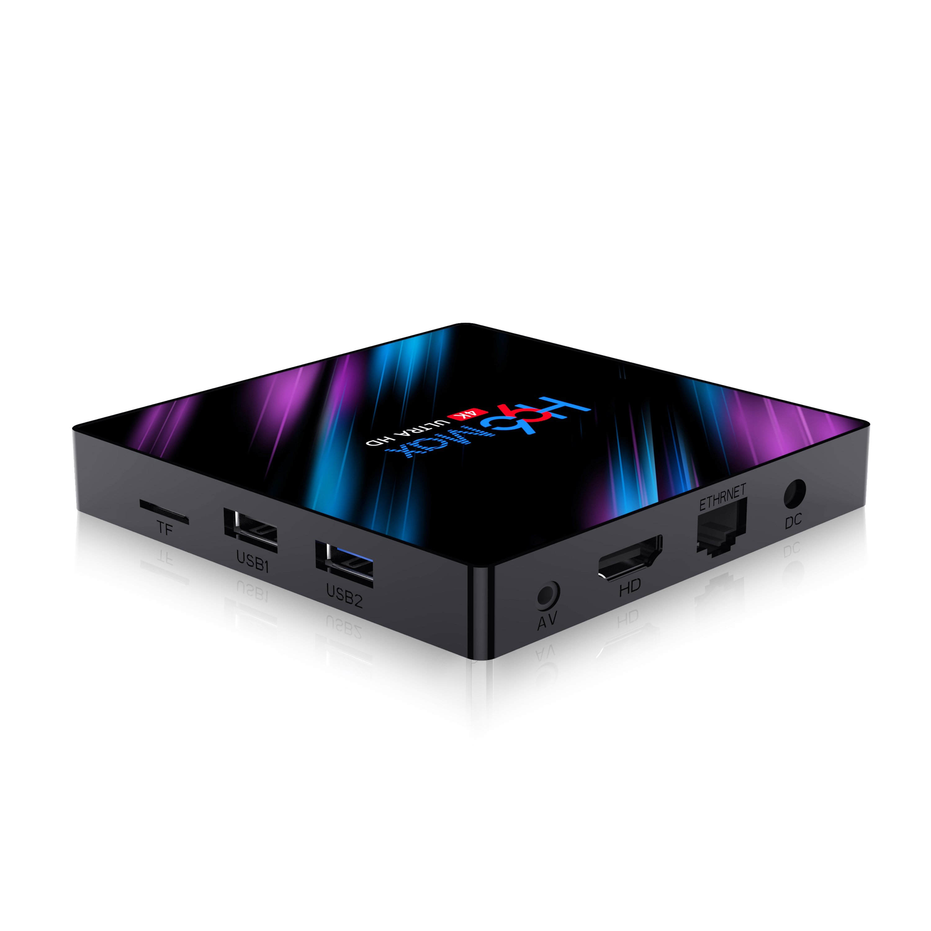 Android 10 Smart TV BOX 4GB RAM 64GB ROM 4K Dual Wifi H96 max rk3318 set top box
