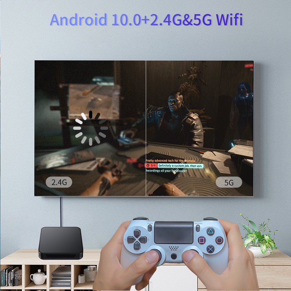 Topleo 2gb 16gb tv box set top box 4k android 10.0 4gb android smart tv box cheapest