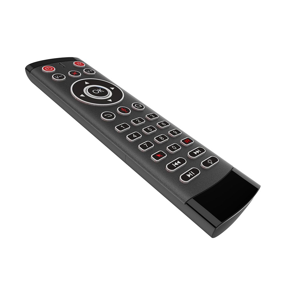 T1 Pro Voice Air Mouse USB 2.4GHz Wireless Mini Keyboard Gyroscope IR Remote Control For Android TV Box