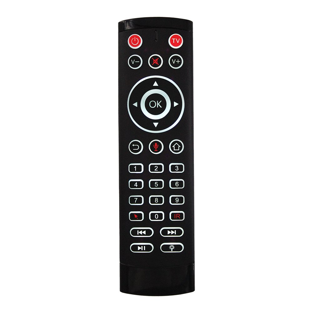 T1 Pro Voice Air Mouse USB 2.4GHz Wireless Mini Keyboard Gyroscope IR Remote Control For Android TV Box