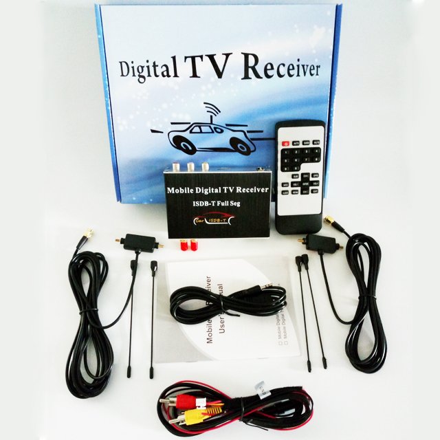 Brazil isdb-t set top box full seg isdb-t tuner with USB digital satellite tv receiver for car dvd