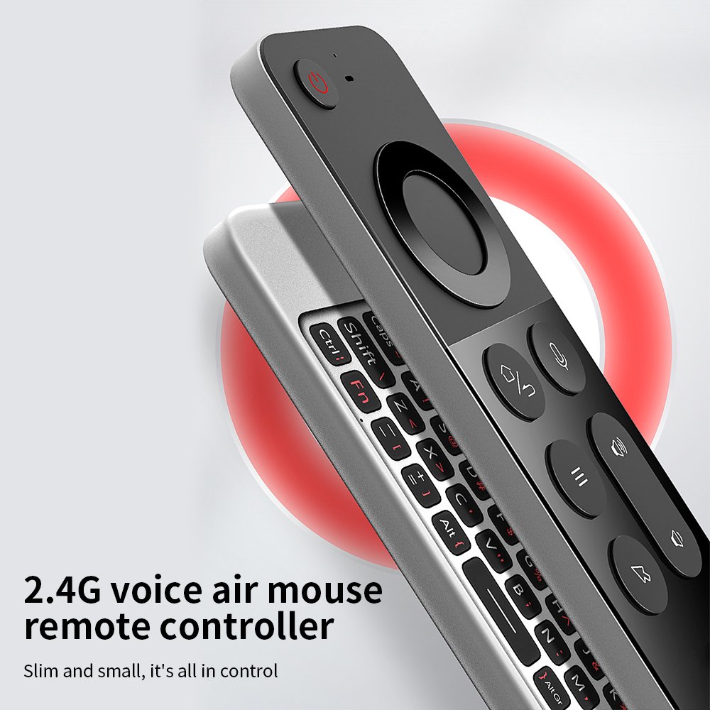 Topleo Air Mouse Remote Control with Voice for Gyro Sensor Android TV Box mini wireless Keyboard control remoto air mouse