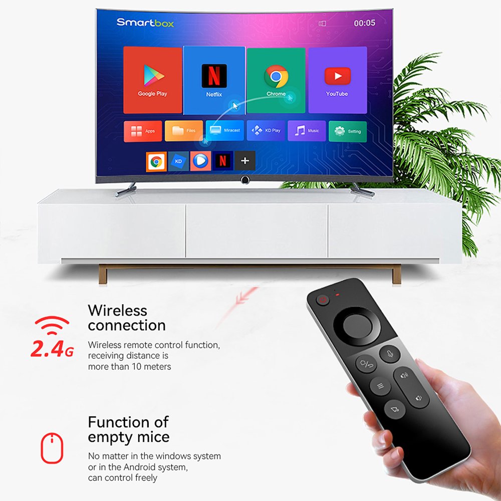 Topleo Air Mouse Remote Control with Voice for Gyro Sensor Android TV Box mini wireless Keyboard control remoto air mouse