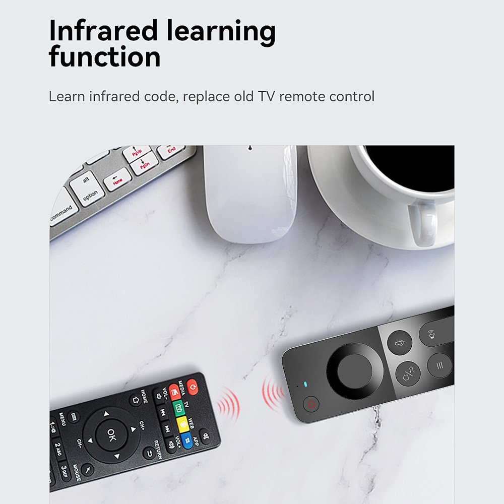 Topleo Air Mouse Remote Control with Voice for Gyro Sensor Android TV Box mini wireless Keyboard control remoto air mouse