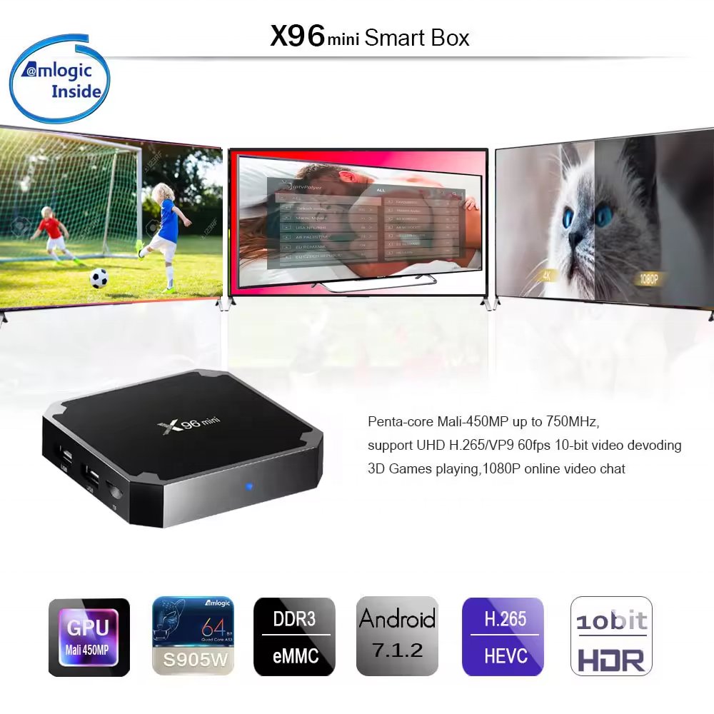 Trex TV Box 4k Dino Mega Ott Set Top Box Crystal Strong TV STICK Xtream API For Smart TV Enigma2 Box Smarters Pro Livego