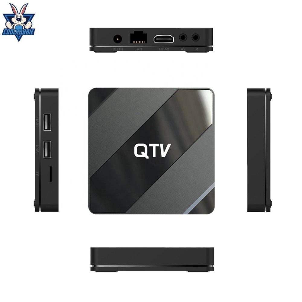 CoolRabbie Android 10.0 Set-top Box Future online QTV IPTV BOX