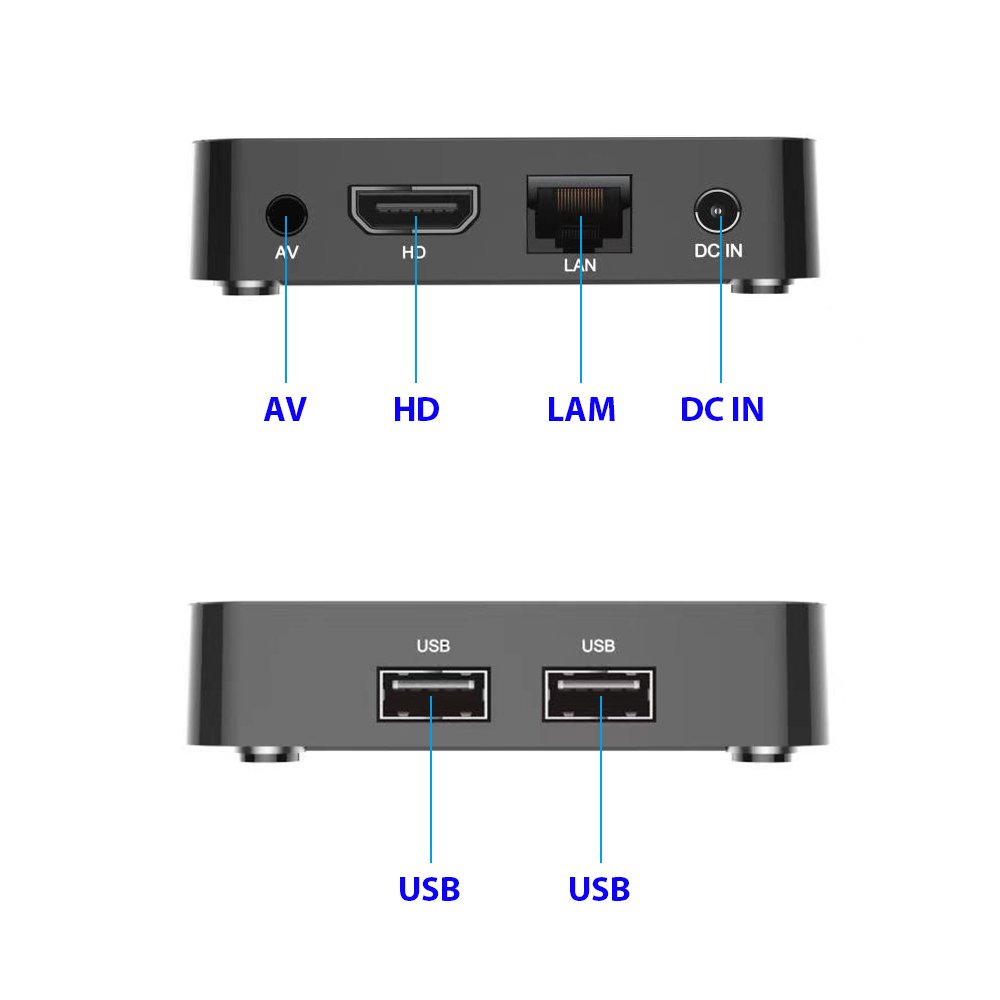 OTT Tvbox OEM Q5 Iatv Box Tv Box Dual Wifi 4K Smart Media Player Allwinner H313 Android 10 HD RAM 2GB ROM 8GB Bt Remote 2.4G 5G