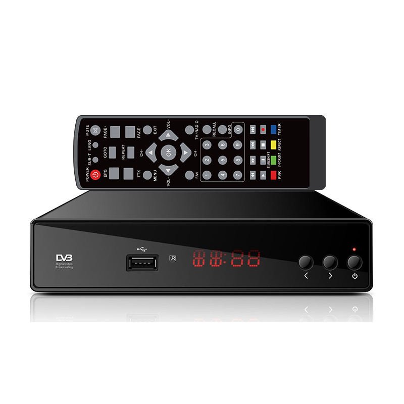 OEM ODM Factory Digital terrestrial receiver dvbt2 set top box dvb-t2 receiver receptor tdt decoder