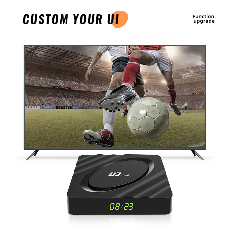 Android 13 mini portable Ip-tv Brasil Tv Box indoor private enjoy free trial reseller panel set-top tv box