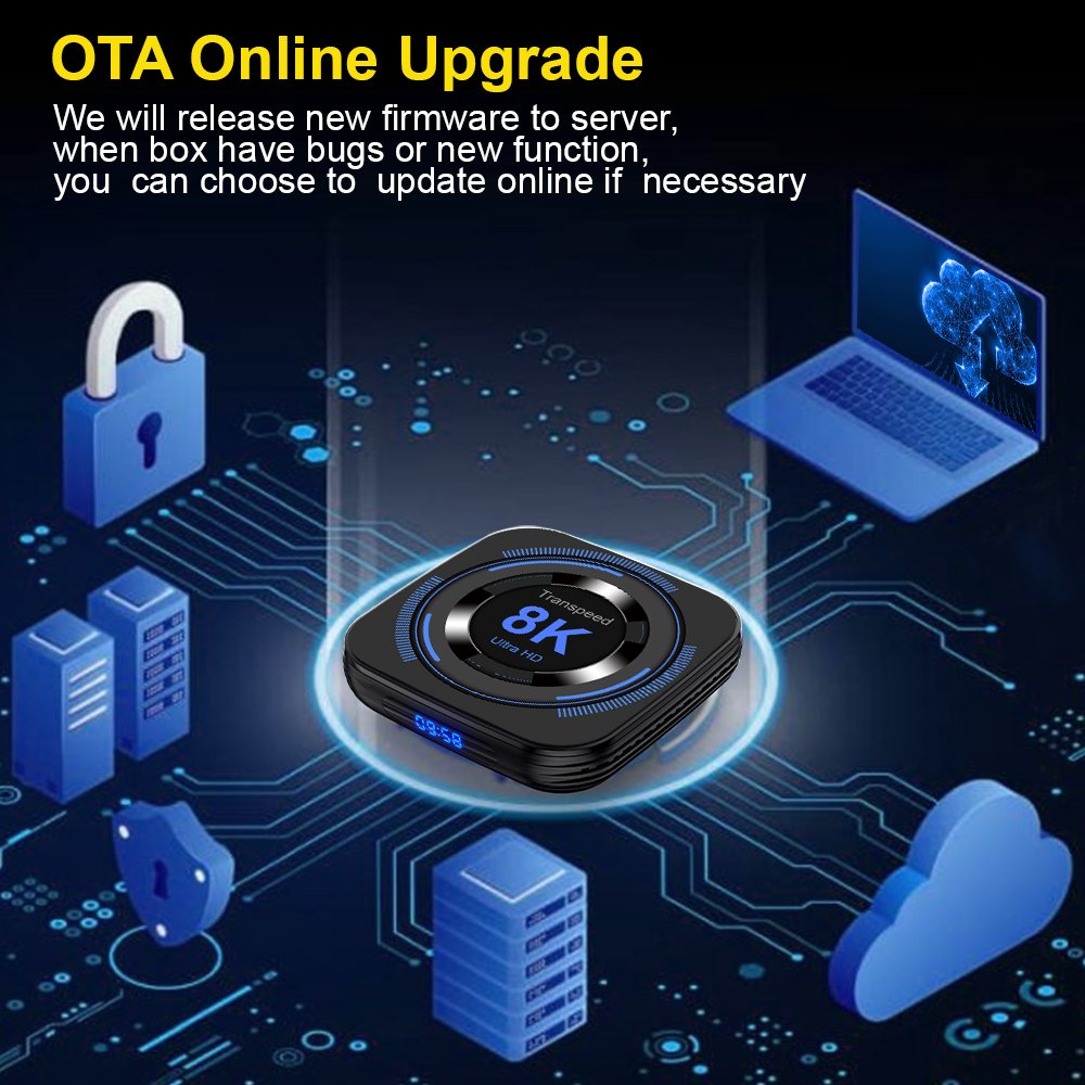 Wholesale Android 12 8K 3D Set Top Box Allwinner H618 4GB 32GB Smart Android OTT dual wifi TV Box