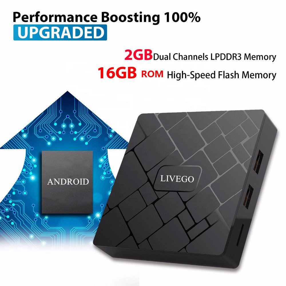 New Leadcool Android 9.0 Livego Set Top Box Amlogic S905Y4 Quad Core TV Box 4K HDR BT4.0 USB2.0