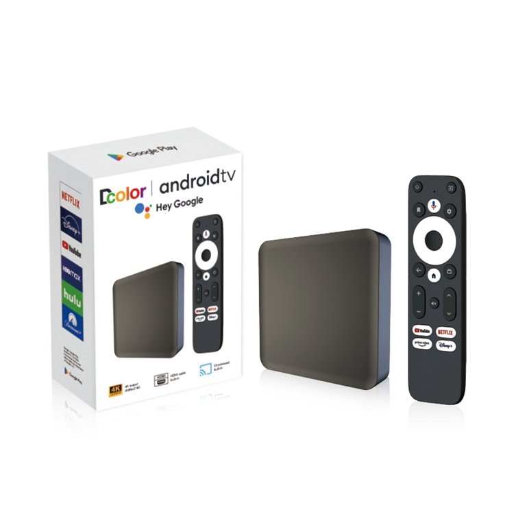 Dcolor GD2 Google 4k Certified Amlogic S905Y4 2GB RAM 32GB ROM Android 12 4K Streaming Player Smart Android TV Box Set Top Box