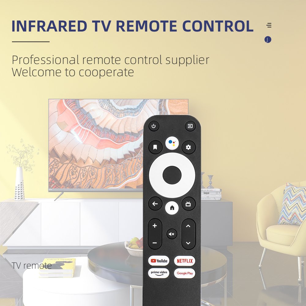 2023 New Voice Remote Control Compatible Onn TV Box H96 Max HAKOPRO MECOOL Android TV Stick Google Certified Set-Top Box