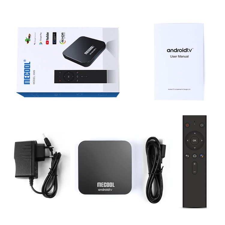 Mecool Androidtv 9.0 KM3 KM9 Pro ATV Box Google Certified S905X2 4K Media Player 2.4G/5G WiFi KM9 Android 9.0 Smart Set Top Box