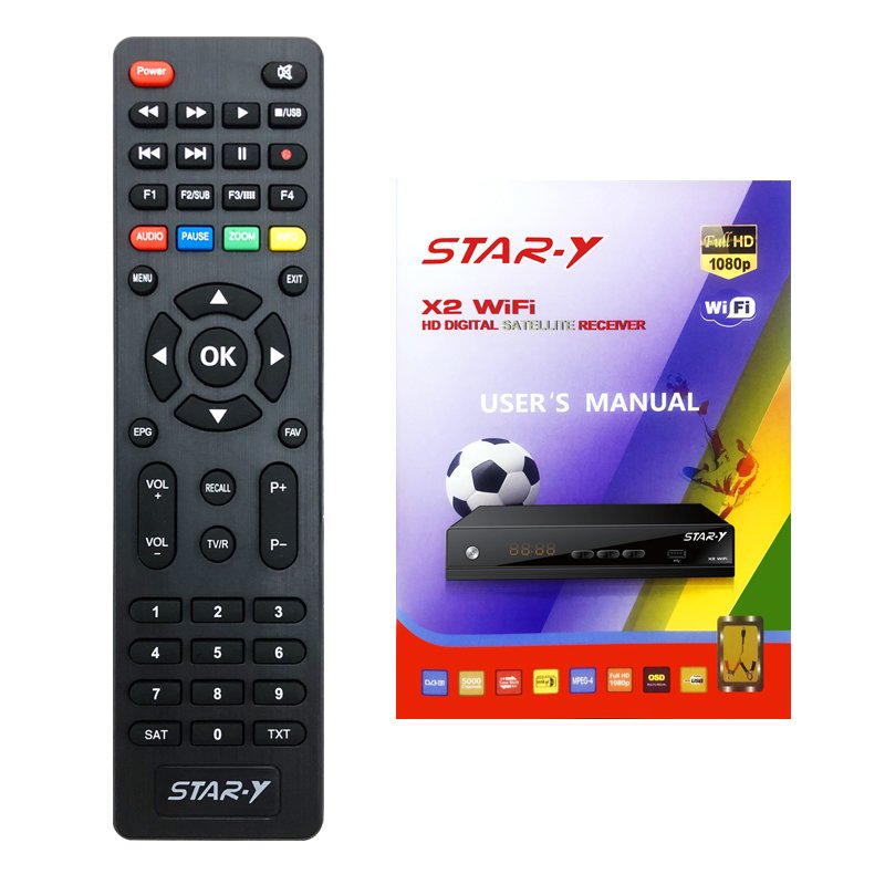 STAR-Y X2 set top box with card sharing sim card set top box decoder satellite receiver