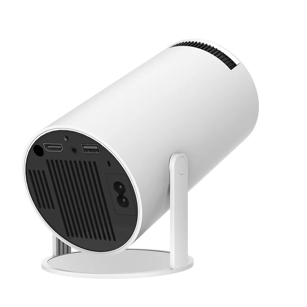 HY300 LCD Smart Projector 120 ANSI lumens Android 11 Dual Band WiFi6 + BT5.0 720P Home Cinema Outdoor Portable Projector HY300