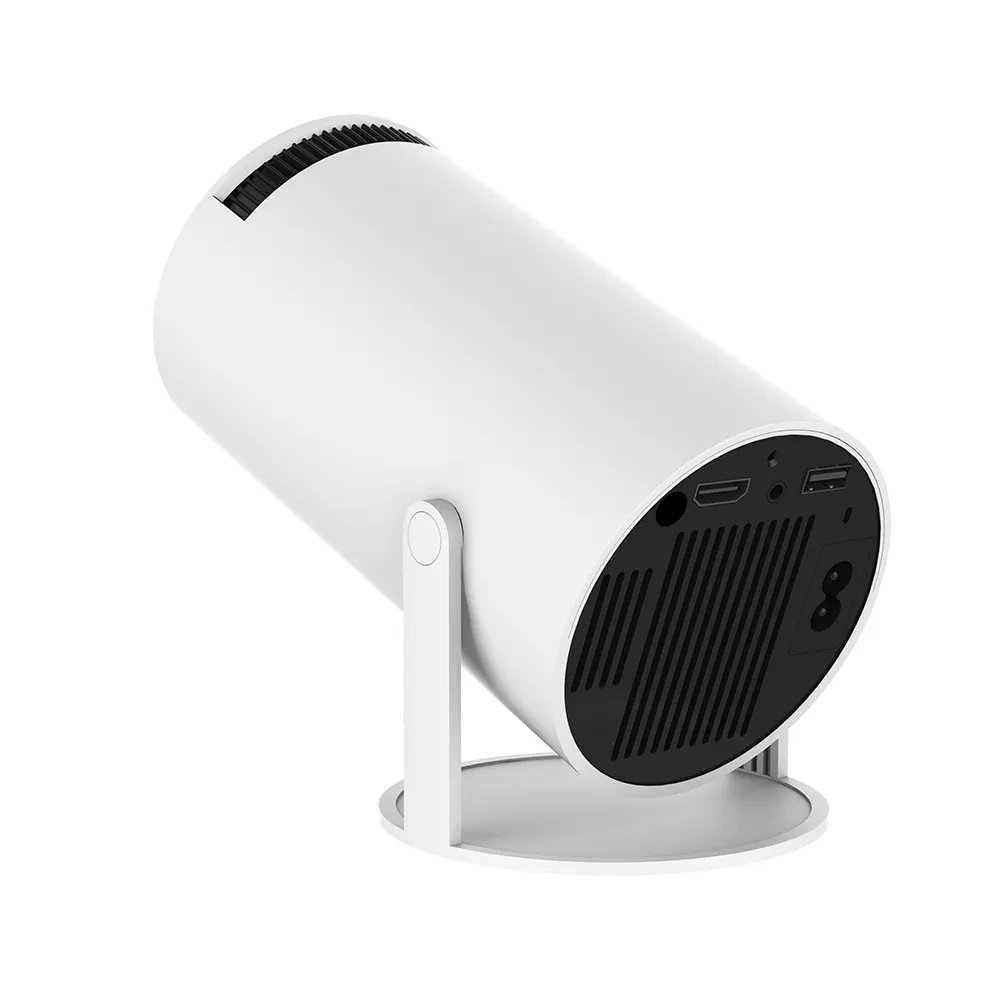 HY300 LCD Smart Projector 120 ANSI lumens Android 11 Dual Band WiFi6 + BT5.0 720P Home Cinema Outdoor Portable Projector HY300