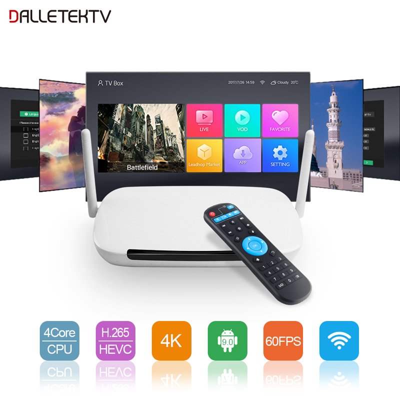 TV Android 10 Smart Amlogic S905 4K TV Box XTV 2GB 8GB ROM 5G Dual WiFi Set Top Box Support TV Box