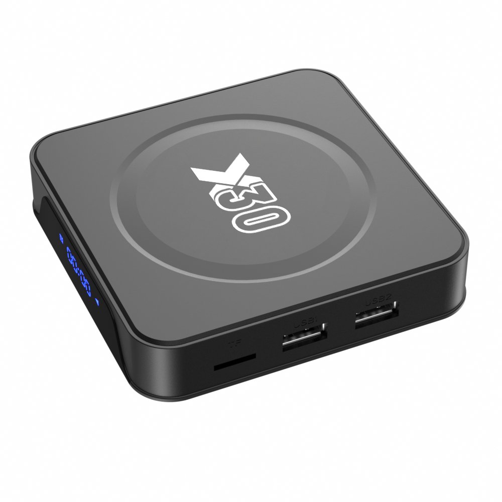 New Arrival X30 smart tv box Allwinner H618 2GB 16GB android 12 media player WIFI 6 bt Set Top Box OTT TV BOX