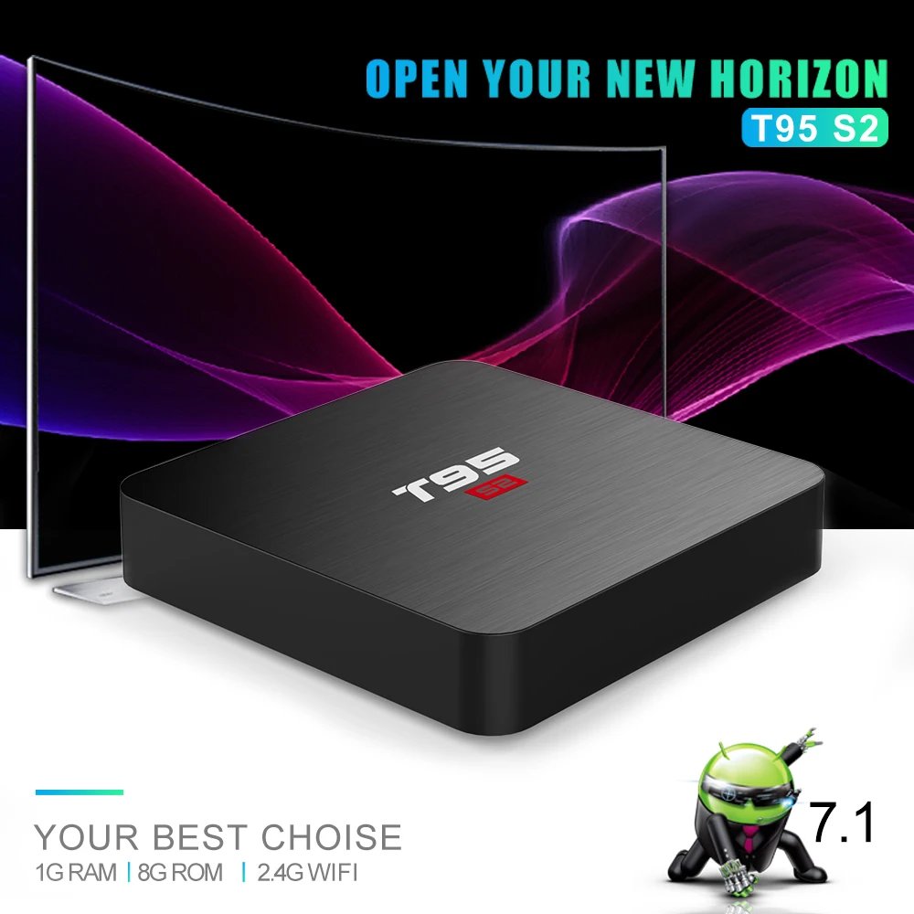 New Version Hot Sale T95S2 S905W Smart TV Box 8GB 16GB Fast Shipping Wholesale Price Android9 Set Top Box 4K