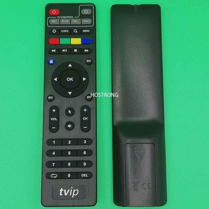 Factory Direct Supply Remote Control for TVIP 605 412 410 IP TV Box Satellite Receiver OEM Custom Available Wholesale