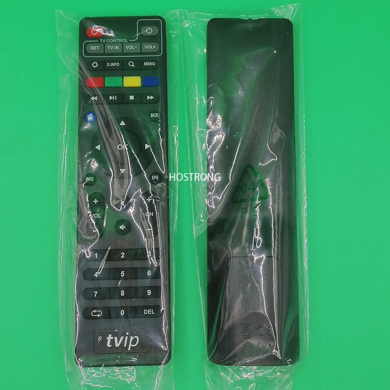 Factory Direct Supply Remote Control for TVIP 605 412 410 IP TV Box Satellite Receiver OEM Custom Available Wholesale