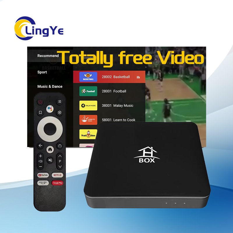 2024 New ATV Android TV BOX Hi3798 4K P60 1GB+8GB Dual Wifi with Free programs about 75 4K Smart TV BOX