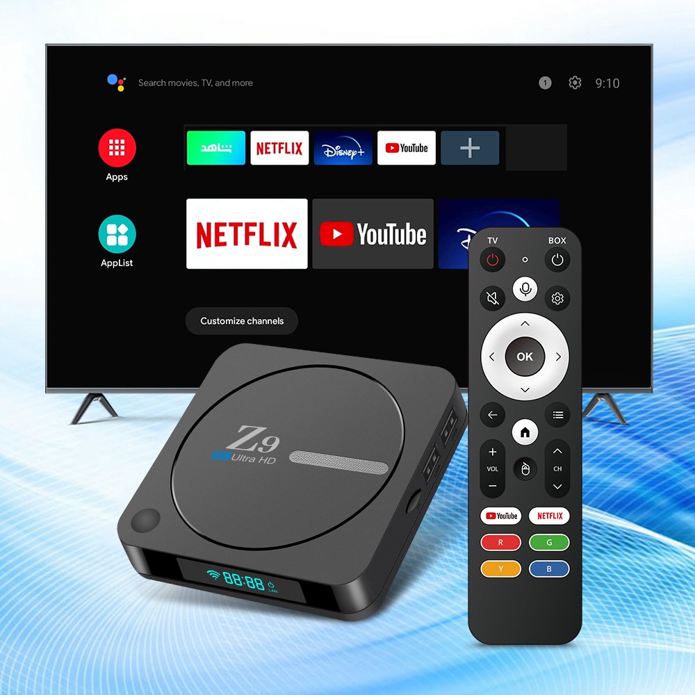 2024 New Z9 4G+32G Set-top box tv boxe 8k Image Count RK3528 Android 13 Dual Band 5GWiFi Blue-tooth TVBOX Factory Wholesale