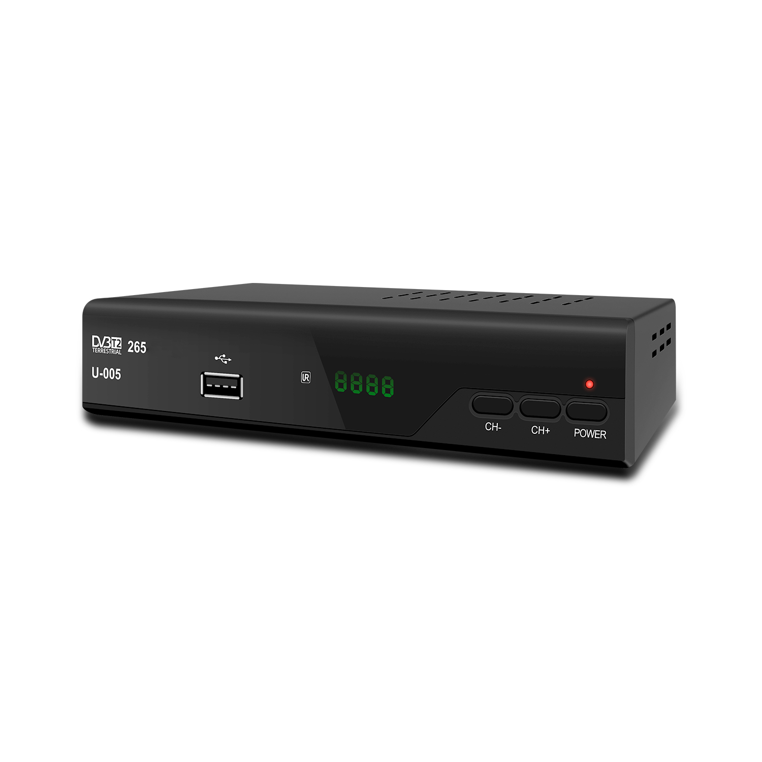 DVB-T2 H265 Europe market hd digital TV decoder with LAN Free to Air channels Support free custom set top box Free to Air